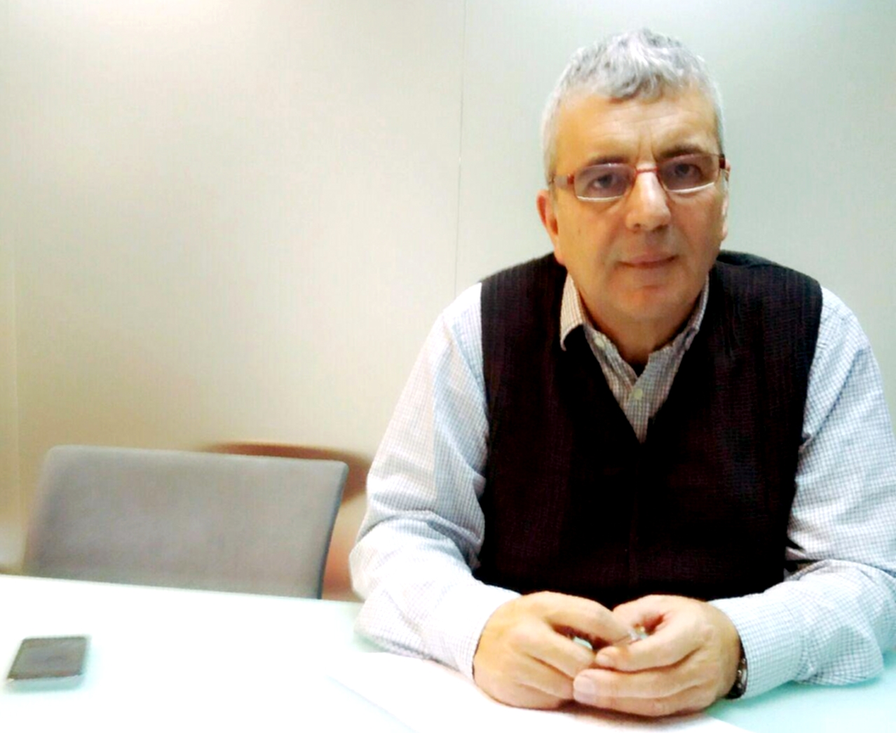 Perfecto Alonso, president la Federació de cooperatives de Treball de Catalunya foto: TOMEU FERRER