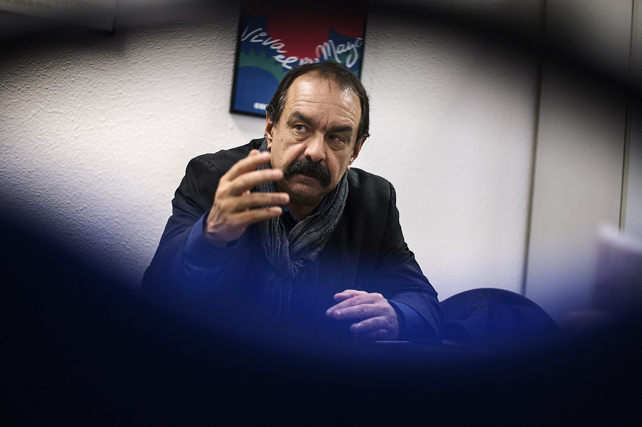 Martínez és partidari d'accions conjuntes dels sindicats en favor de l'Europa Social foto/Robert Bonet