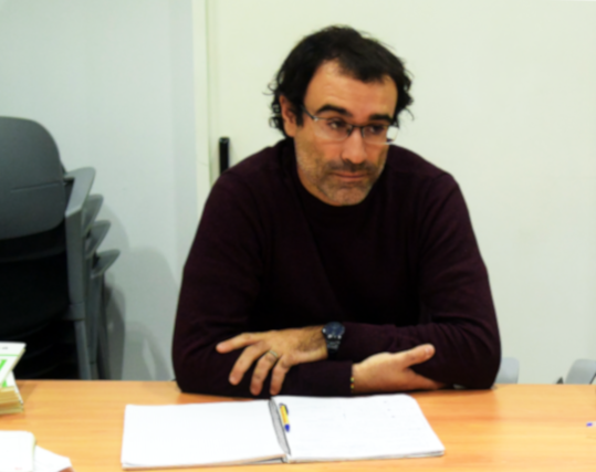 Ivan Miró, membre del Consell Rector de la Federació de Cooperatives de Treball de Catalunya foto: Tomeu Ferrer