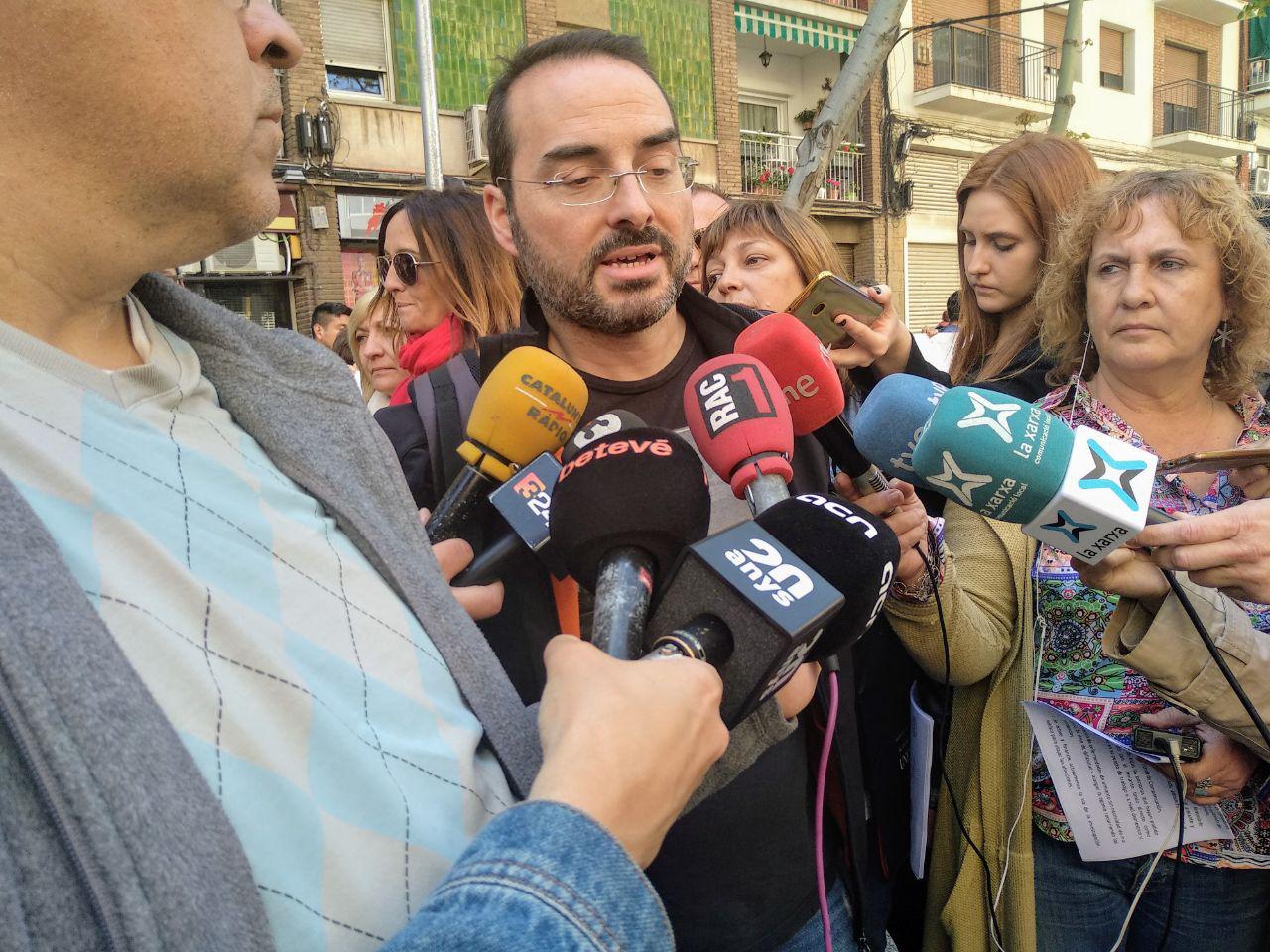 David Vazquez, portaveu dels treballadors de Metro de Barcelona