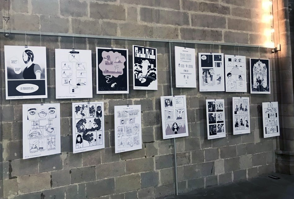 Exposició de la 2a edició de CCOOmics (2017-18) al MUHBA