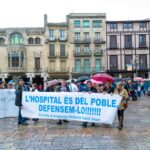 Protesta en un dels hospitals de la xhup