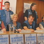 Candidates i candidats d'esquerres i polítics donen suport als vaguistes de Movistar