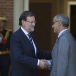 Els presidents espanyol i andorrà en una trobada a la Moncloa