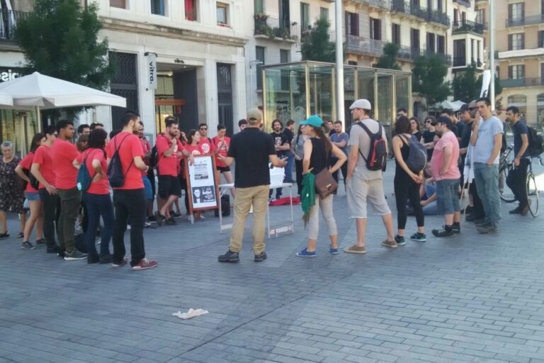 Assemblea de treballadors de l'Auditori i el Liceu