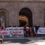Les primeres protestes celebrades fa un any van afectar també al Liceu foto: Tomeu Ferrer