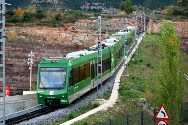 Tren cremallera de Montserrat