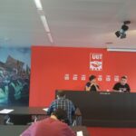 Roda de premsa d'Avalot per presentar l'informe sobre joves i dret de vaga