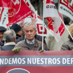 Protesta de pensionistes contra les retallades