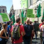 concentració de funcionaris per reclamar la paga extra de 2012s