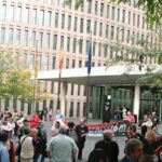 Grups de suport als quatre absolts, a la Ciutat de la Justicia