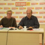 Alfons Labrador i Joan Carles Gallego durant la roda de premsa