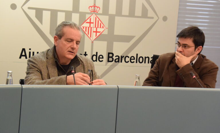 Jordi Via presenta el pla de xoc de l'economia cooperativa, social i solidària de Barcelona