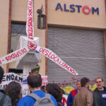 Els treballadors d'alstom a Barcelona es van mobilitzar quan es va vendre l'empresa a General Electric