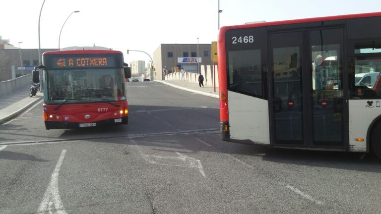 Autobusos de Barcelona en vaga