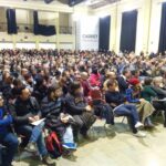 Imatge de l'assemblea de treballadors del Metro - Foto: CGT