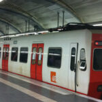 Un comboi de ferrocarrils de la Generalitat