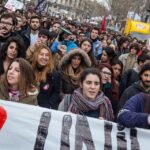 Els estudiants francesos també temen per al seu futur labora