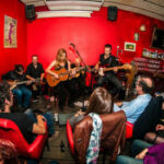 Músics en una actuació en directe
