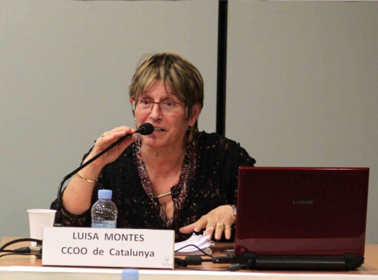 Luisa Montes, responsable dels serveis jurídics de CCOO de Catalunya