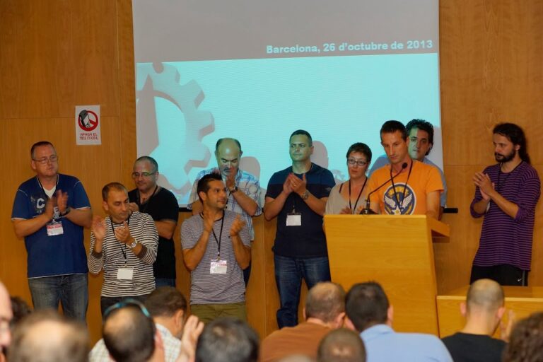 Membres de la secció sindical de CCOO a Nissan foto: CCOO