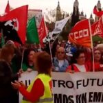 Els teleoperadors han fet diverses manifestacions arreu de l'Estat per reclamar un conveni just
