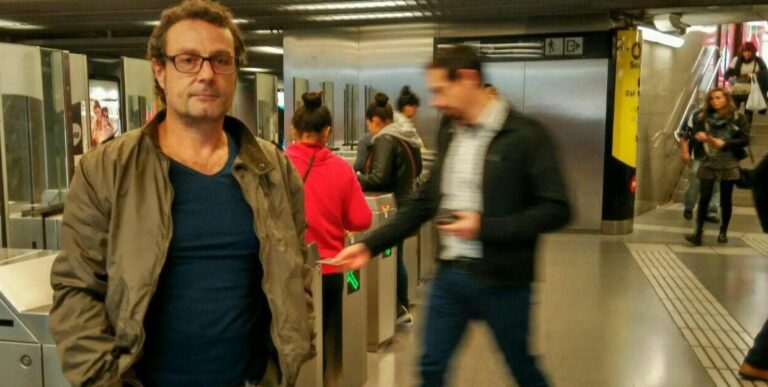 Ricardo Vercher, treballador de Metro, s'enfronta a una petició de cinc anys de presó per formar part d'unn piquet durant la vaga general del 14N foto. TOMEU FERRER