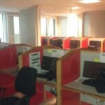 Imatge de les oficines de ALN Tánger, ara abandonades