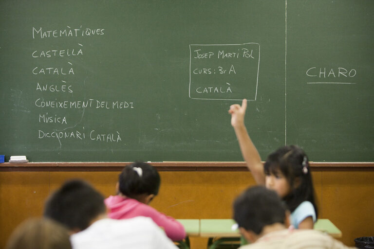 classe de català aula 3er grau foto EDU BAYER