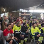 Assemblea d'estibadors al Port de Barcelona foto ©SANDRA LÁZA
