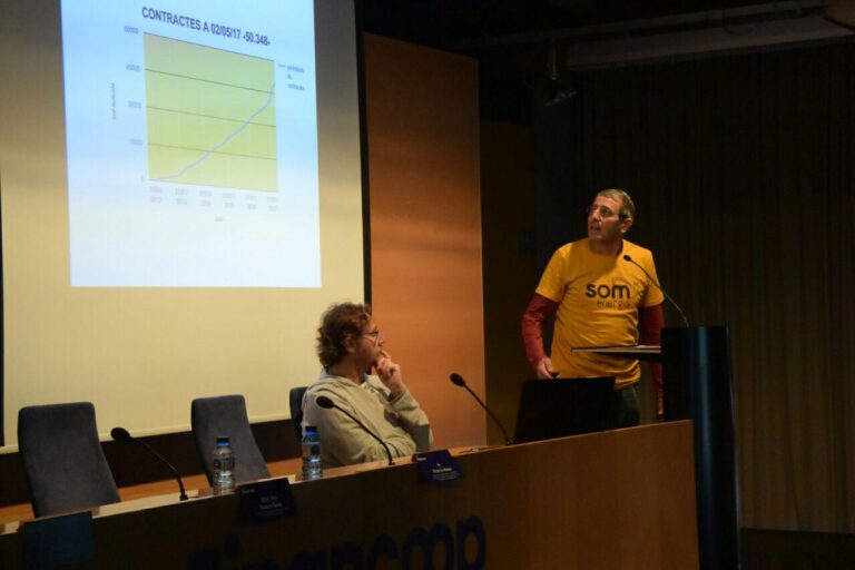 Presentació Som Energia a Financoop