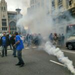 Una concentració de treballadors d'hostaleria foto: TOMEU FERRER