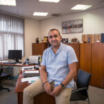Javier Pacheco, secretari general de la CONC al seu despatx