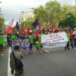 Marxa de 'Les Kellys' per la Via Laietana foto: Tomeu Ferrer