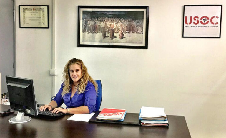 Maria Recuero, secretària general del sindicat: Foto USOC