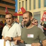 Javier Pacheo acompanyava Jordi Celdran dvant del jutjat a l'Hospitalet foto: Tomeu Ferrer