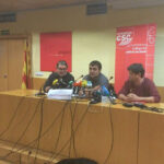 Roda de premsa vaga general del 8 de març de 2017 de la I-CSC Foto: Tomeu Ferrer