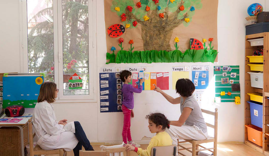 Aula de l'escola d'Educació especial Taiga Foto: Taiga