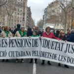 Manifestacion de vídues en favor de les seves pensions foto Tomeu Ferrer