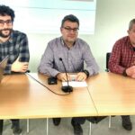 D'esquerra a dreta: Pau Estévez, Miguel Arenas i Domiciano Sandoval foto: Tomeu Ferrer
