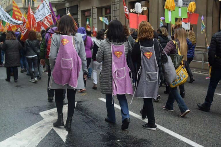 pImatge de la manifestació del 8 de març de 2018 foto: Tomeu Ferrer