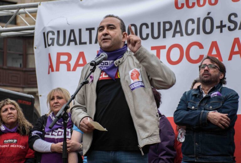 Javier Pacheco, secretari general de CCOO de Catalunya