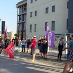 Un piquet informatiu davant d'una empresa a Granollers foto: CCOO Catalunya