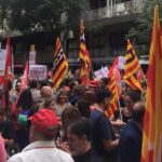 Una concentració de delegats de la funció pública en una foto d'arxiu foto: CCOO