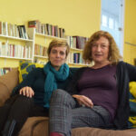 Júlia Vega i Isabel Muntané, socies de la cooperativa feminista Almena foto Tomeu Ferre