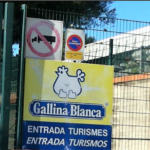 Entrada a la factoria de Gallina Blanca a Sant Joan Despí, foto CCOO