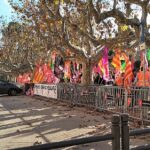 Els funcionaris en una concentració davant del Parlament foto: Tomeu Ferrer