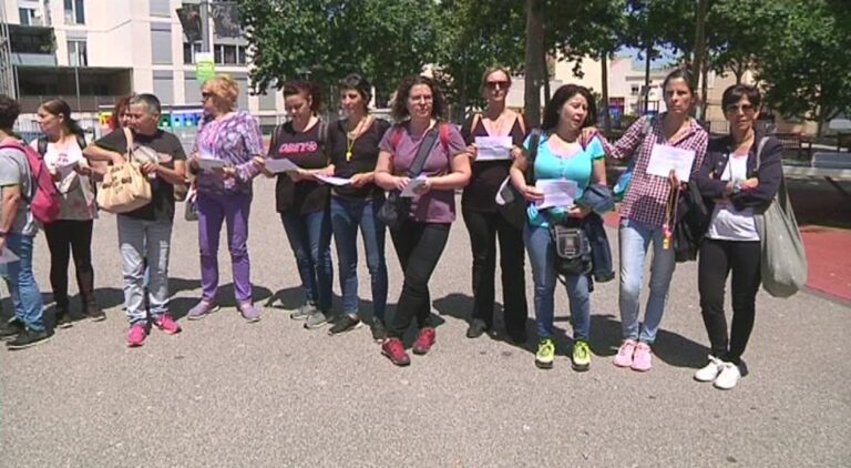 Treballadores del SAD de sant Pere de Ribes, foto Canal Blau