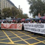 Mobilitzacions del personal sanitari el primer dia de la vaga de novembre | Carla Benito