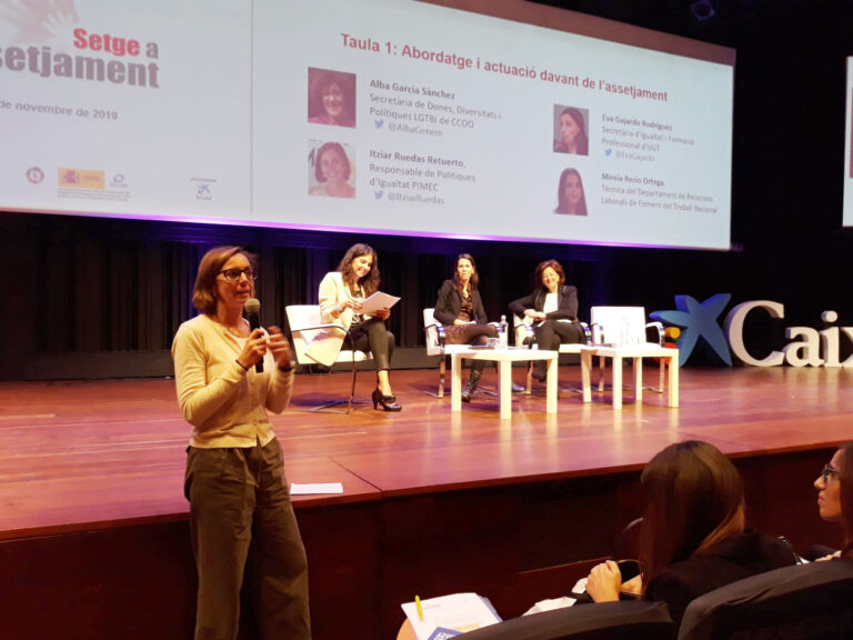 La jornada sobre l'assetjament a la feina es va realitzar al Caixaforum : foto @treballcat